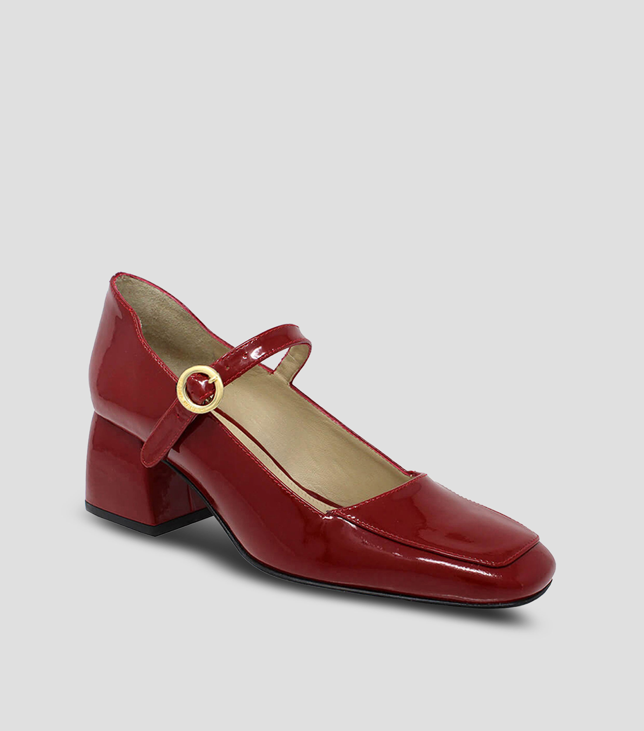 Zapatillas Mary Jane Mati con tacón bajo y ancho Mujer